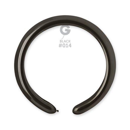 Gemar Black 260 Latex Balloons for party decorations
