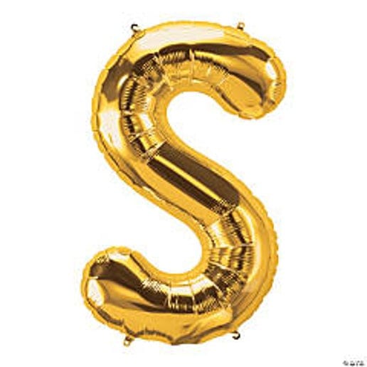 Silver Letter S Foil Balloons for party decorations