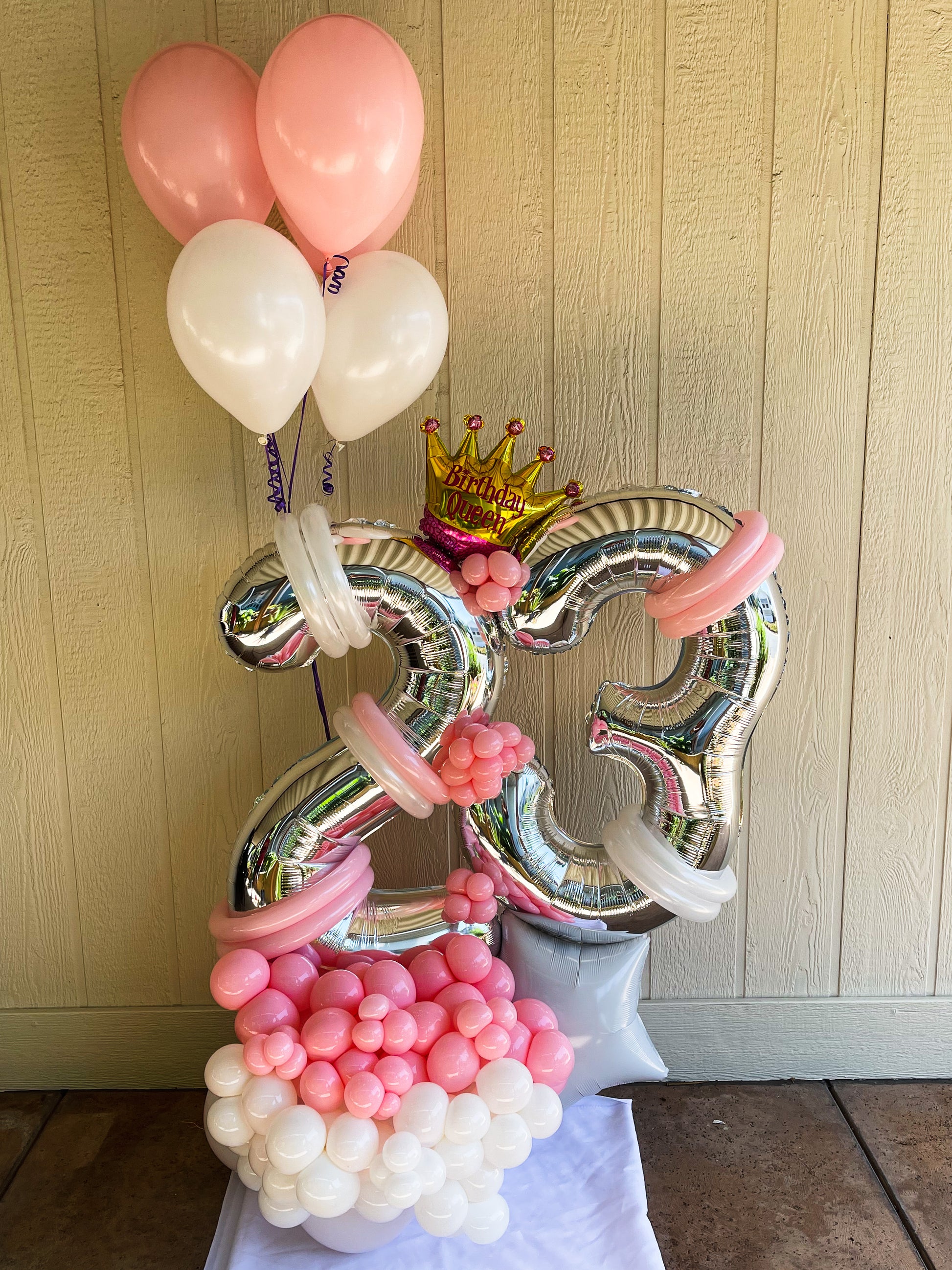 Birthday Balloon Bouquet for party decorations
