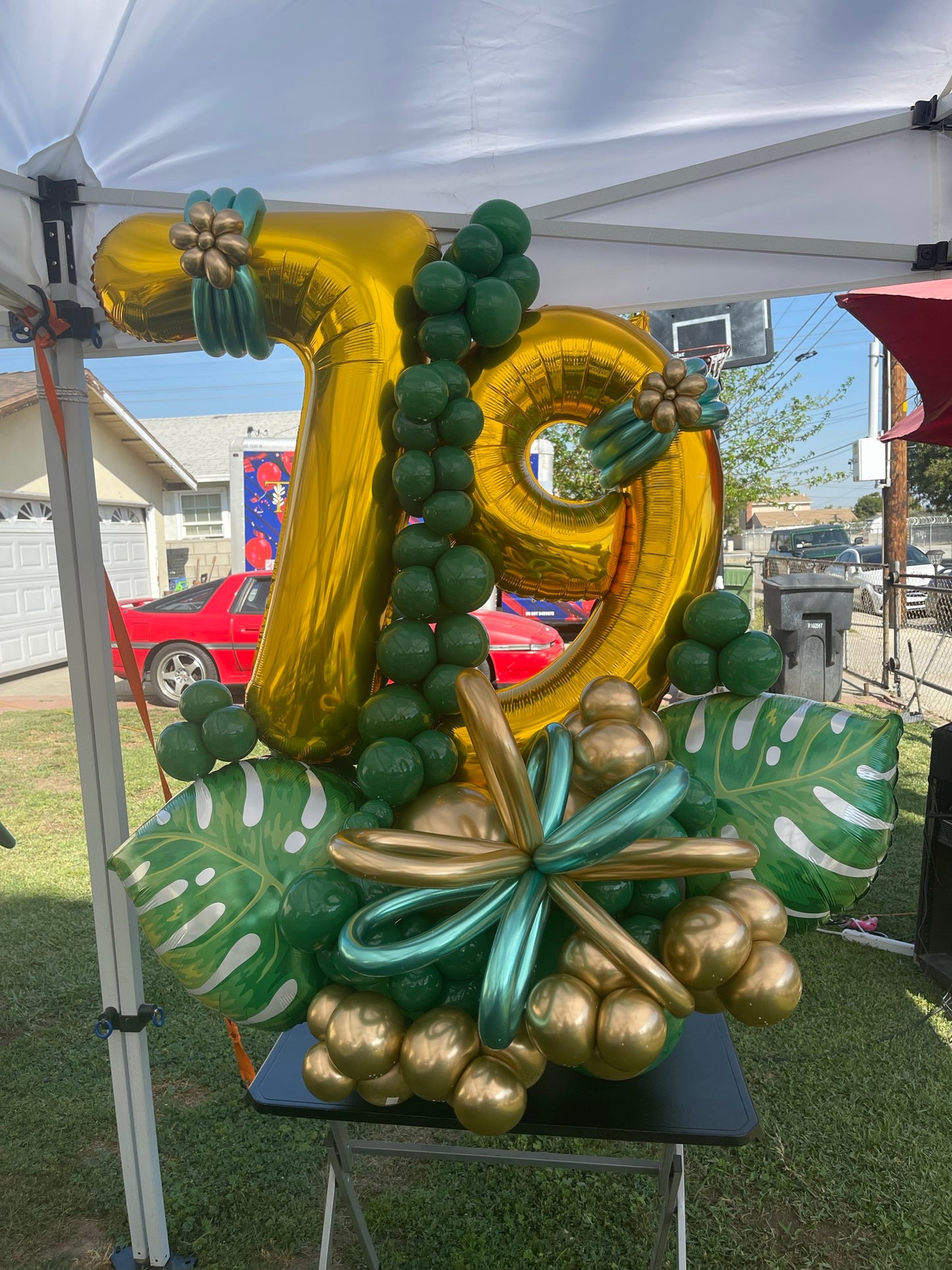 Birthday Balloon Bouquet for party decorations
