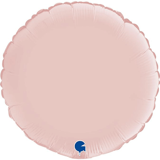 Pastel Pink Round Foil Balloon for party decorations
