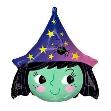 Anagram supershape Hallooween Witch for balloon party decorations