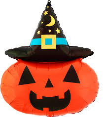 Anagram supershape Witchy Pumpkin for balloon party decorations