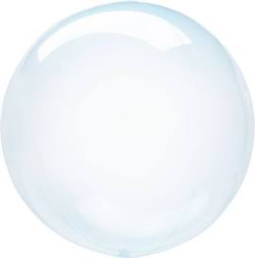 Clear Blue Balloons for party decorations