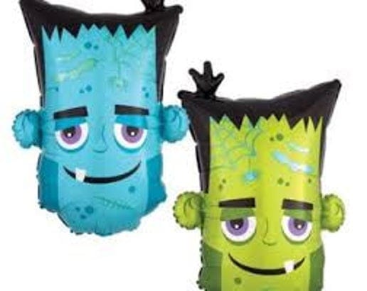 Frankenstein Head Foil Balloons for party decorations