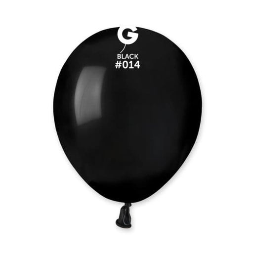 Gemar Black 12in Latex Balloons for party decorations