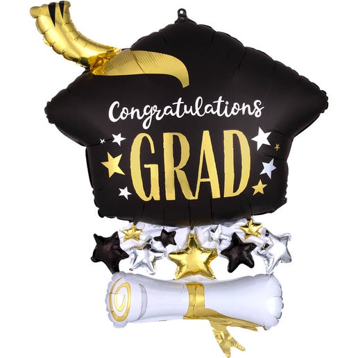 Graduation Cap Foil Balloons for party decorations