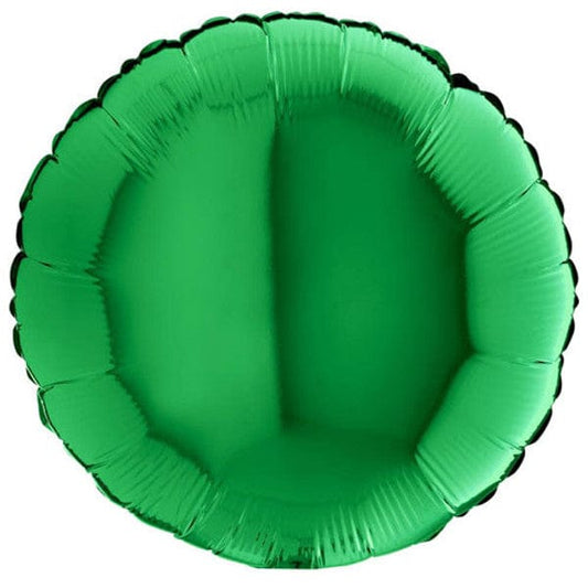 Green Round Foil Balloon for party decorations