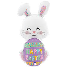 Happy Easter Foil Balloon for party decorations