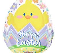 Happy Easter Egg Shape Foil Balloon for party decorations