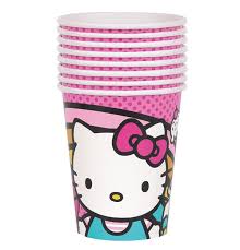 Hello Kitty Cups for party decorations