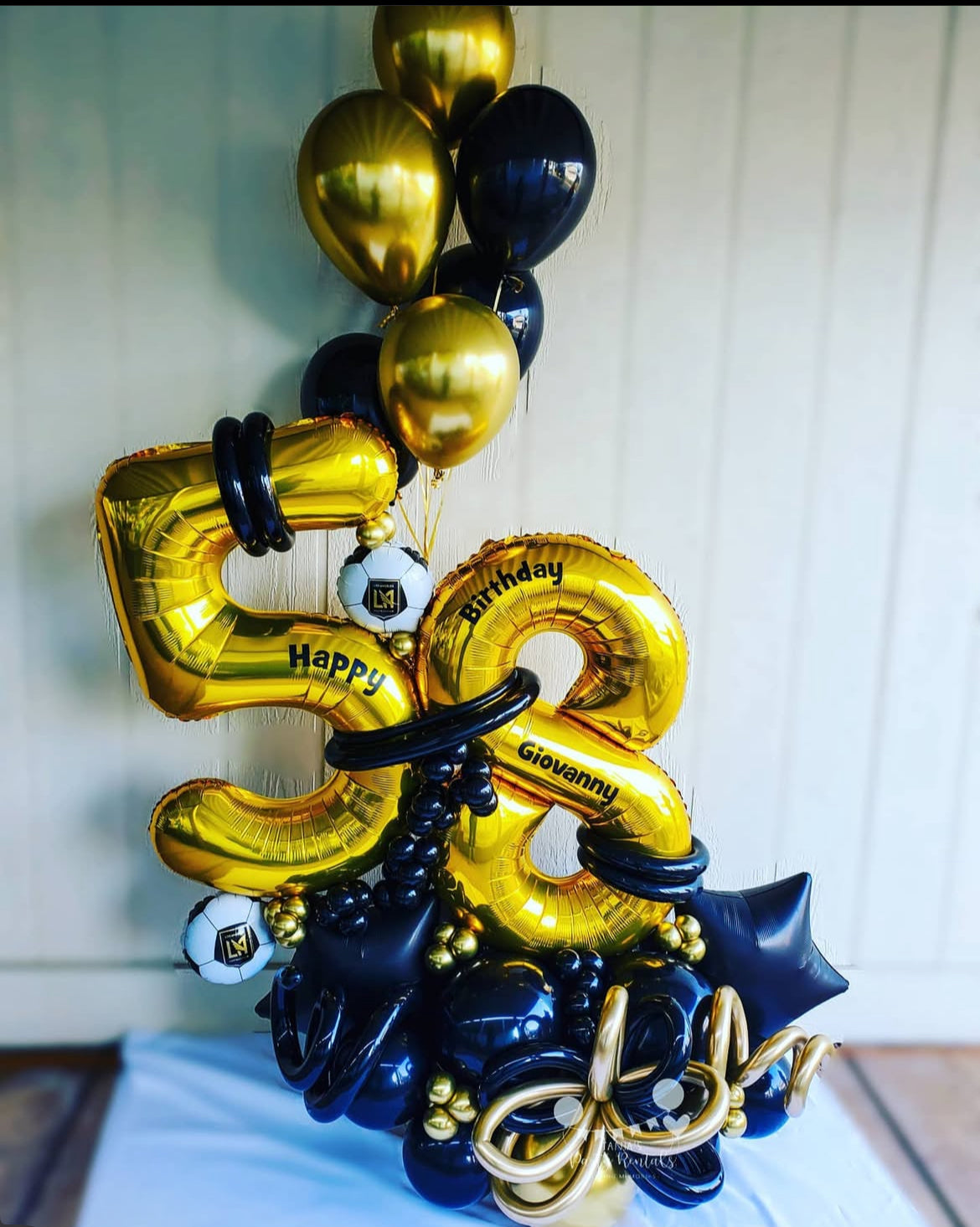 LAFC Balloon Bouquet for party decorations