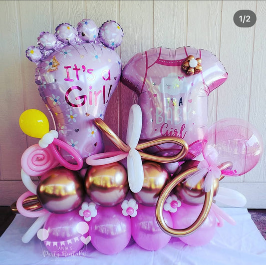 Baby Shower Balloon Bouquet for party decorations