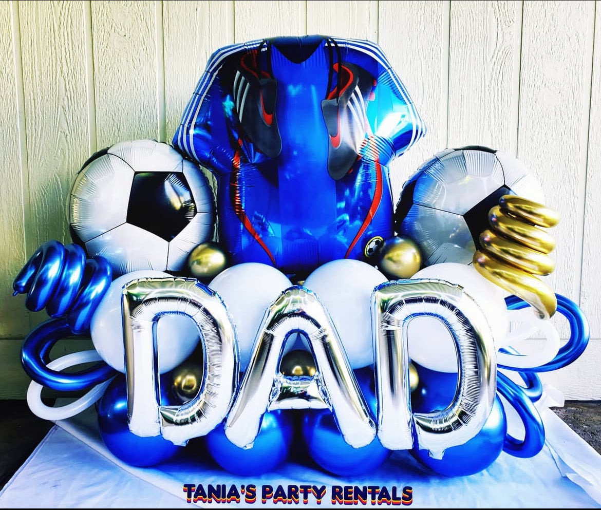 Father's day balloon bouquet for party decorations