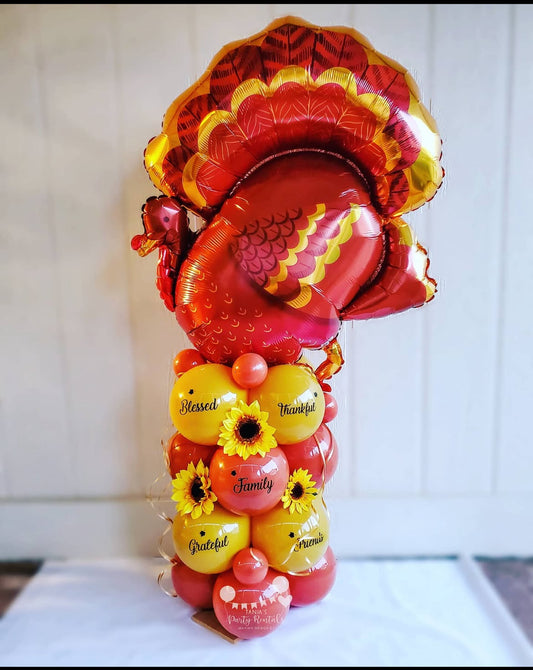 Thanksgiving Balloon Centerpiece