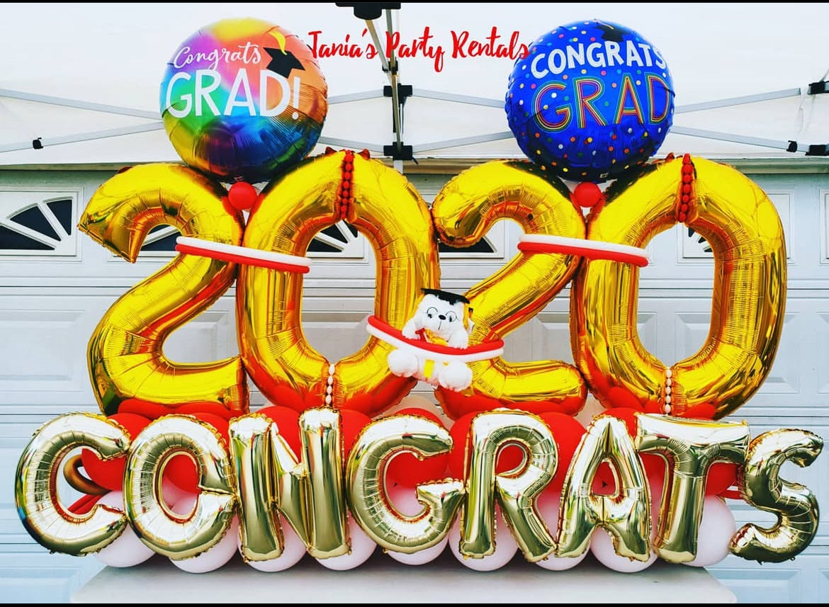 Graduation Balloon Bouquet for party decorations