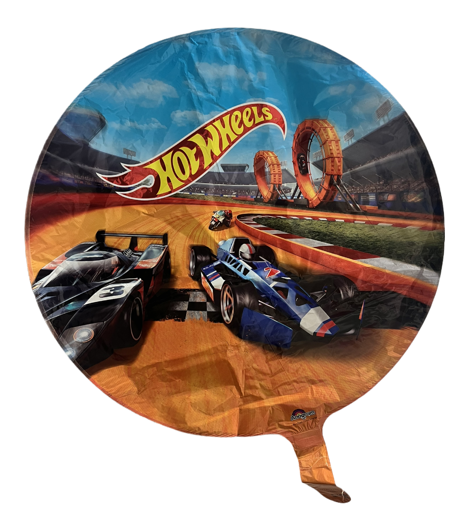 Hot Wheels foil balloon for party decorations