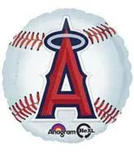 Los Angeles Baseball Foil Balloons for party decorations