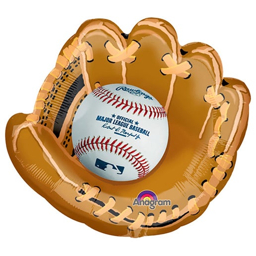 MLB Glove Foil Balloons for party decorations