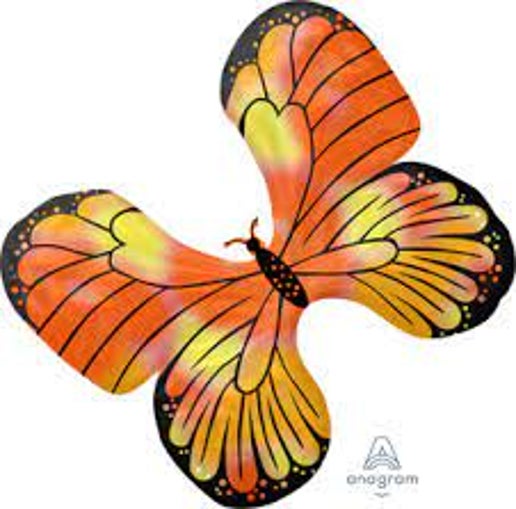 Monarch Butterfly Foil Balloons for party decorations