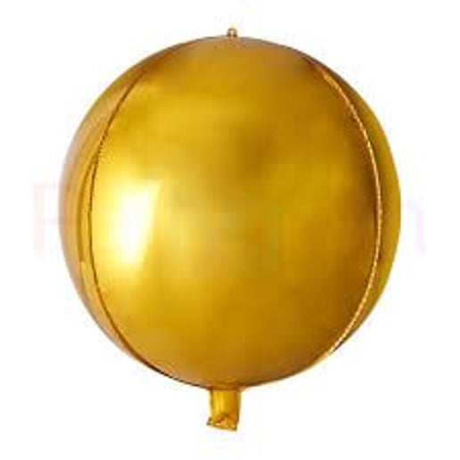 Jumbo Gold Orbz Balloons for party decorations