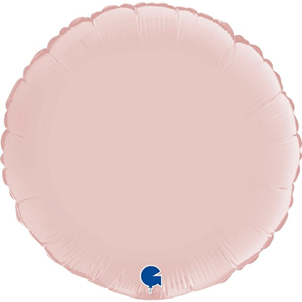 Pastel Pink Round Foil Balloon for party decorations