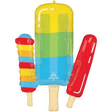 34" Pool Party Popsicle Balloon