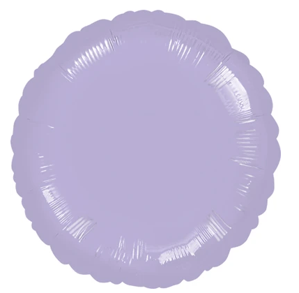 Pastel Lavender Round Foil Balloon for party decorations