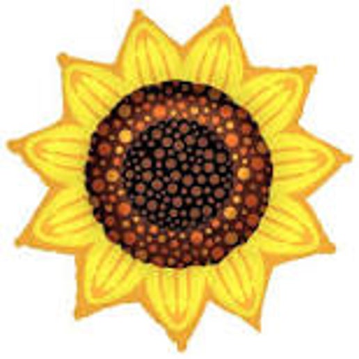 42" Sunflower Mylar Balloon