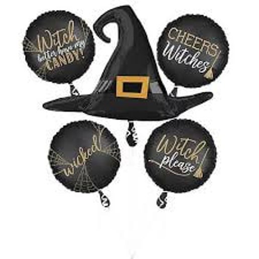 Witch’s Hat Balloon Bouquet